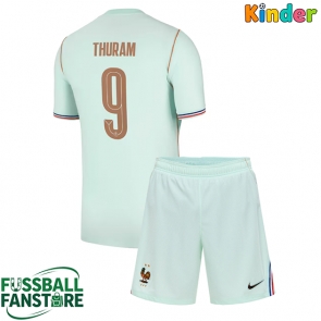 Frankreich Marcus Thuram #9 Replik Auswärtstrikot Kinder WM 2026 Kurzarm (+ Kurze Hosen)